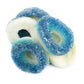 Kervan Candy Bebeto Blue Raspberry Rings - Fruity, Soft, Sweet & Sour Gummy Candy Bulk For Kids, Gift Snacks And Parties - Blue Raspberry Gummies Party Size Bag (5 Lbs)