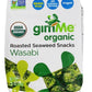 Gimme Organic Wasabi Roasted Seaweed Snacks, 0.35 Ounce - 12 Per Case.