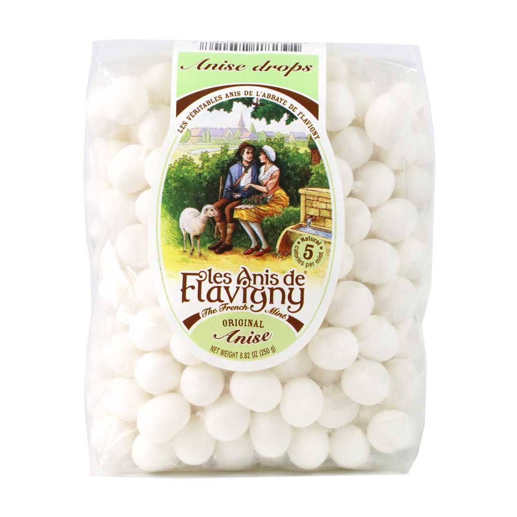 Abbaye de Flavigny Anise Drops - French Hard Candy - 8.8 oz - White