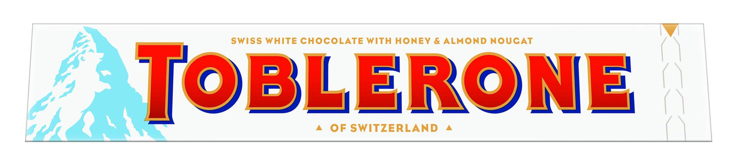 Toblerone White Chocolate, 3.52-Ounce Bars (Pack Of 12)