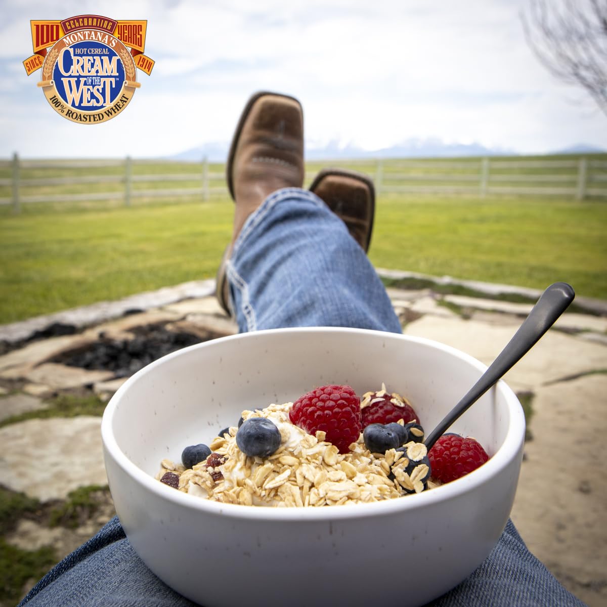 Cream Of The West, 100% Organic Hot Cereal, 7-Grain - 18 Oz. Single Box
