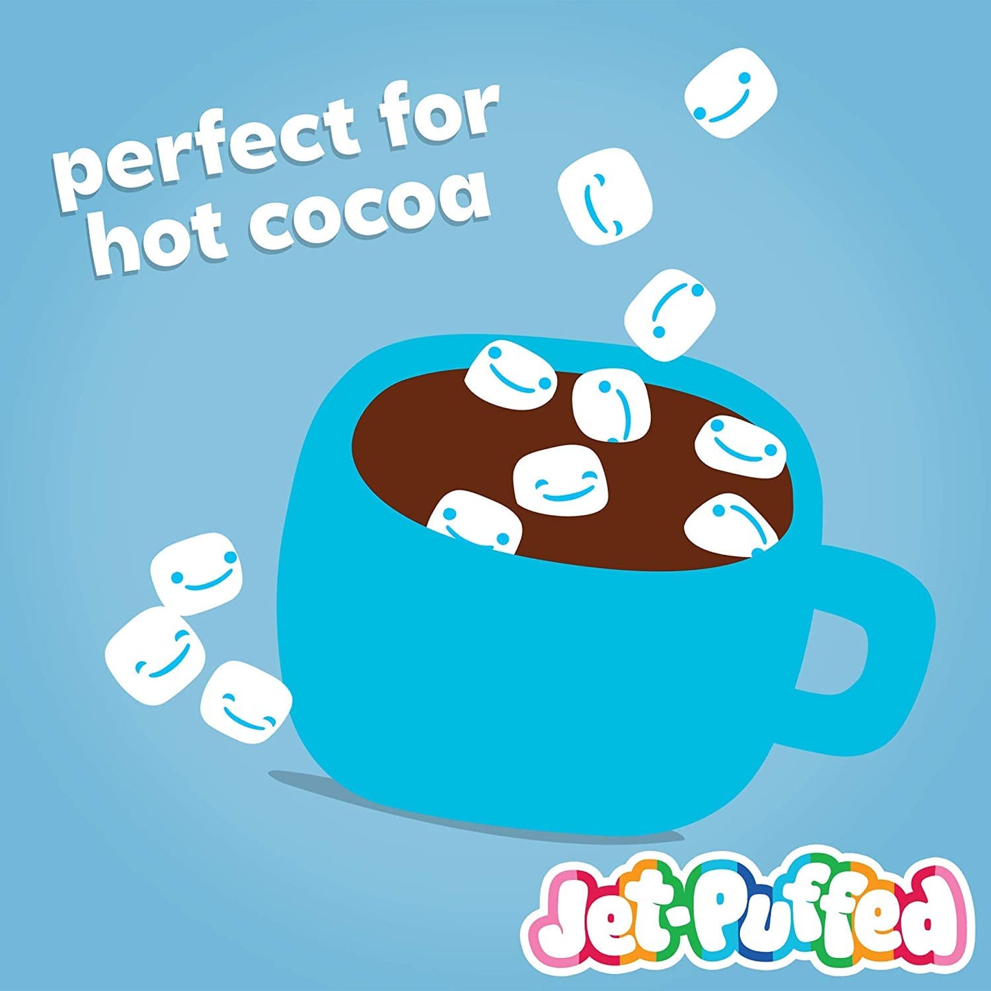 Kraft Jet-Puffed Mallow Bits Vanilla Flavor Marshmallows, 3 Ounce (Pack of 2) with By The Cup Portion Control Scoop