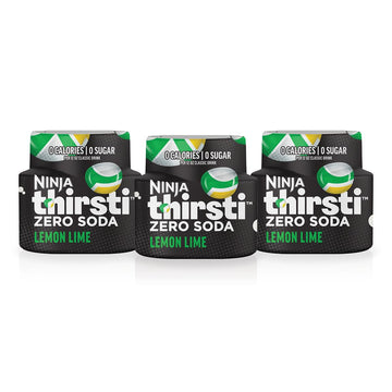 Ninja Thirsti Flavored Water Drops, ZERO SODA Lemon Lime, Classic Soda Flavors, Sparkling or Still, Zero Calories, Zero Sugar, M