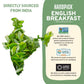 HANDPICK Organic English Breakfast Black Tea Bags - Strong, High-Caffeine, 100 Count, Eco-conscious Packaging