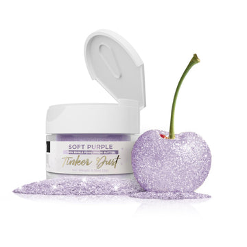 Bakell - Soft Purple Tinker Dust (5g, 1x Jar) Edible Glitter for Food, Desserts, and Beverages!