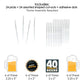 Big Dot Of Happiness Cheers And Beers To 40 Years - Dessert Cupcake Toppers - 40Th Birthday Party Clear Treat Picks - Set Of 24