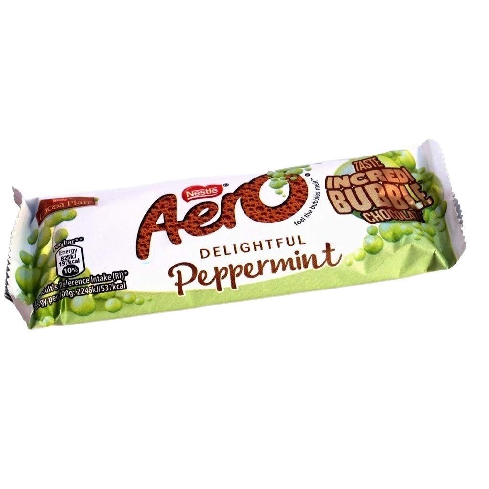 Nestle Aero Peppermint Chocolate 27g (Pack of 12)