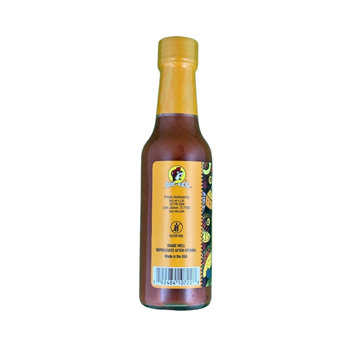 Buc-Ees Hot Cheddar Hot Sauce - Bold & Creamy Cheddar With Spicy Cayenne Kick, Gluten Free, 5 Oz Bottle
