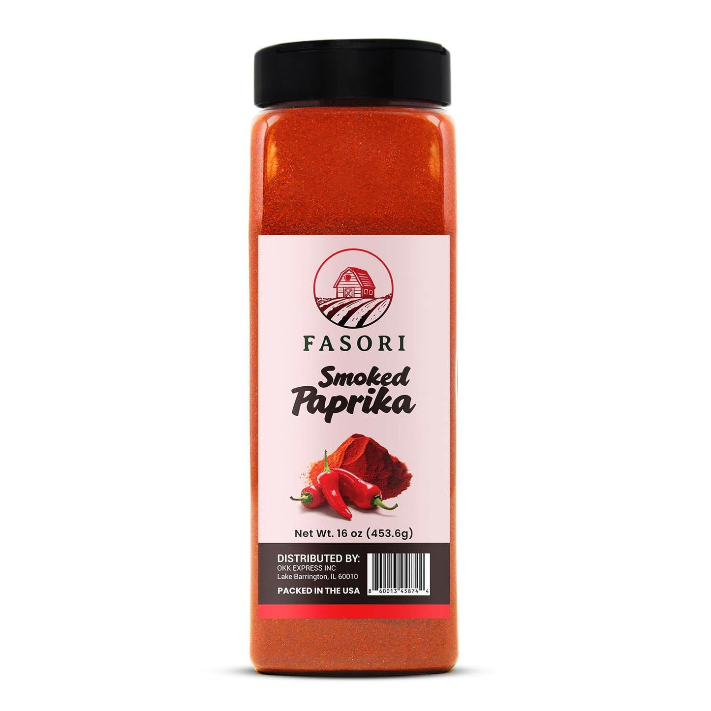 Fasori Smoked Paprika Powder 16 oz (1lb) enhanced Ground Paprika Spice  Bold Smoky Flavor  Perfect for Cooking  BBQ & Grilling