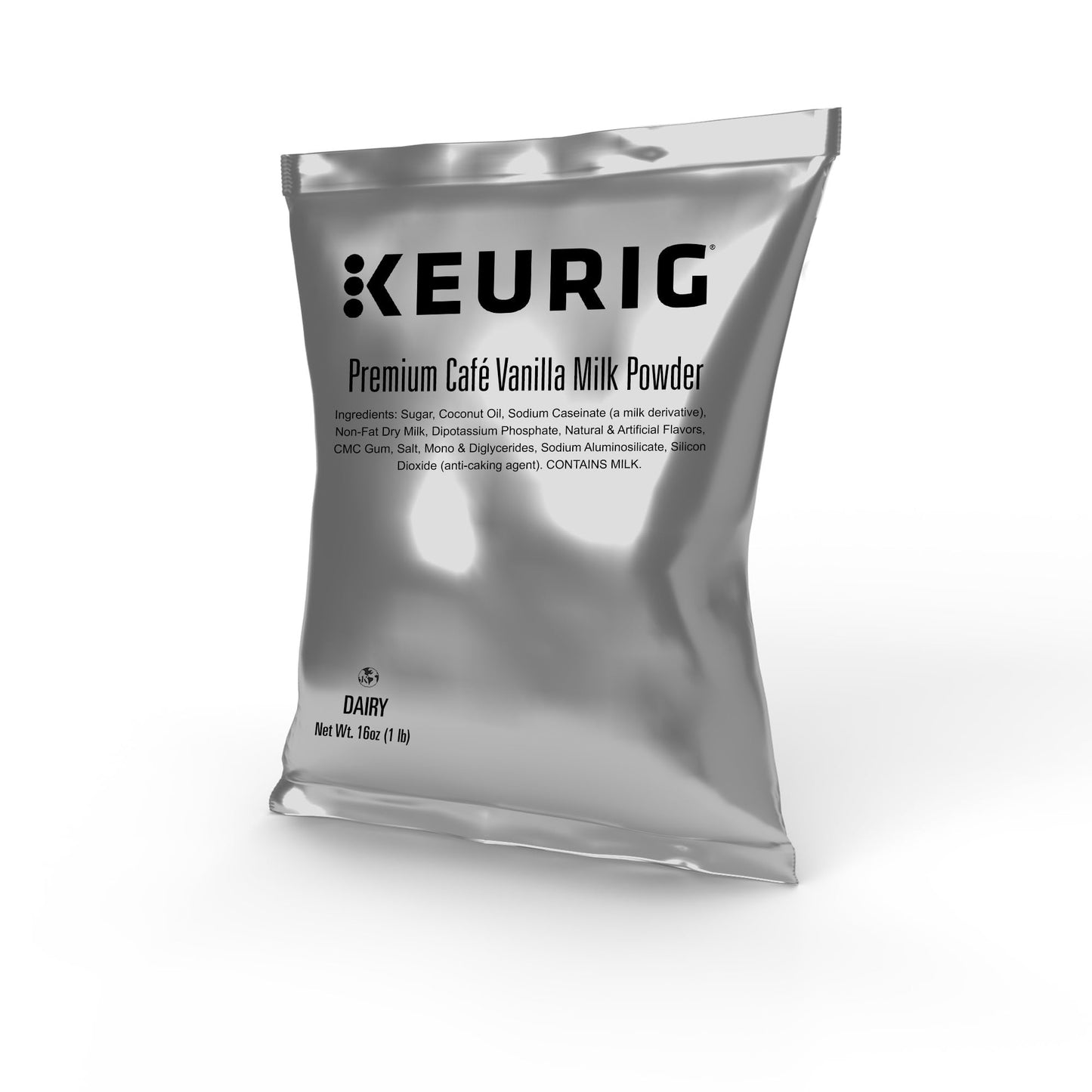 Keurig enhanced Caf? Vanilla Milk Powder  1lb Bag  Specialty Beverage Mix for Lattes & Cappuccinos  Makes about 30 Drinks  For Keurig Commercial malt-inspired  Contains Real Milk  12 Pack
