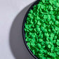 NIPEOR Green Heart Sprinkles - Jumbo Heart Shapes Cupcake Toppers for Cake Decorating - 3.53 oz (100g)