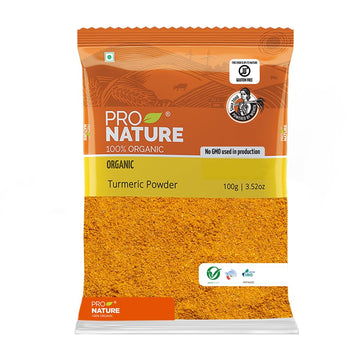 Pro Nature 100% Organic Turmeric Powder, 100G