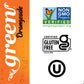 Green Orangeade - No added Sugar, 10% Real Orange Juice, 20 Calories per can, Naturally Sweetened with 100% Stevia Leaf Extract,
