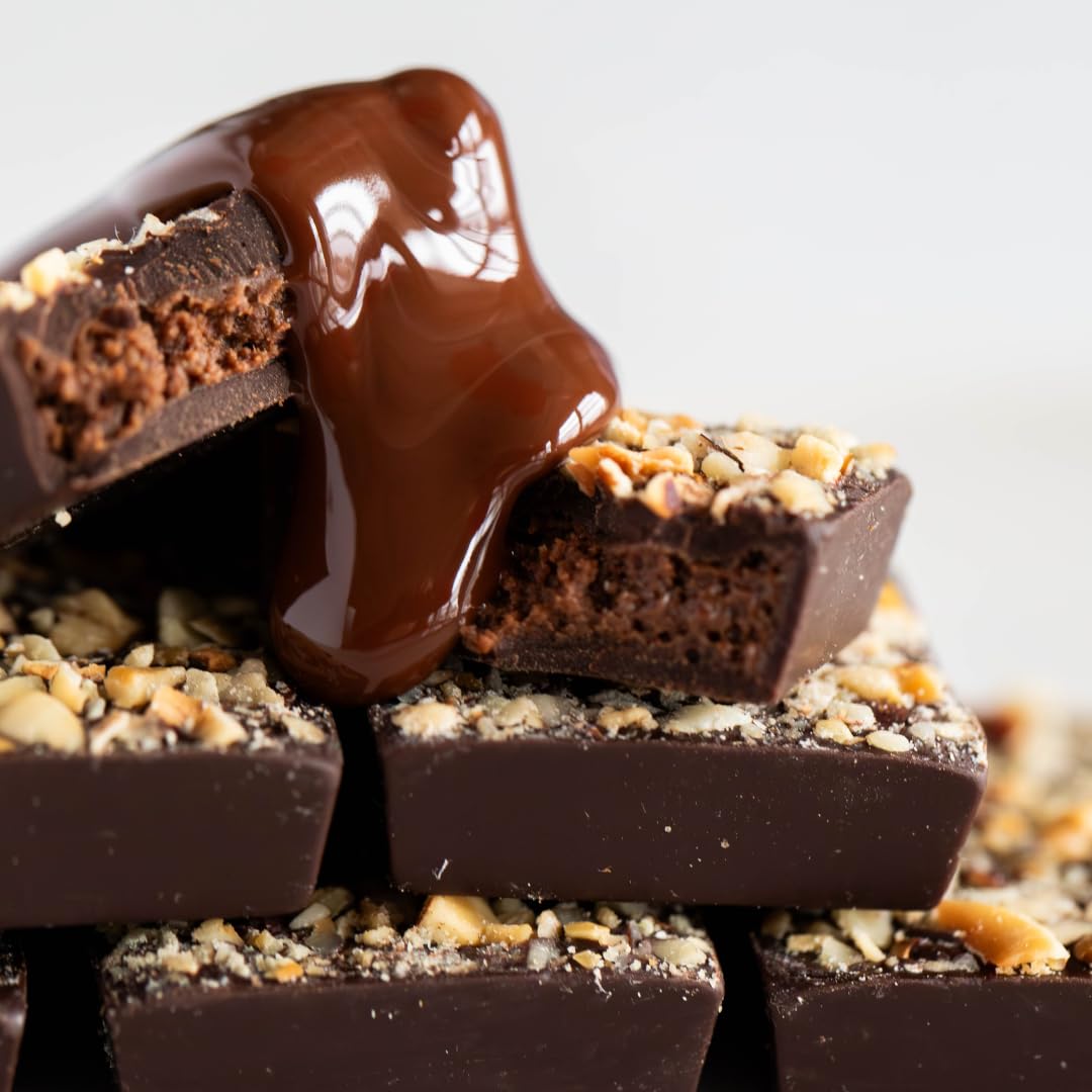 Jojo'S Dark Chocolate Peanut Butter And Hazelnut Variety Pack, Healthy Snack, Low Sugar, Low Carb, Gluten Free, Non Gmo, Paleo &