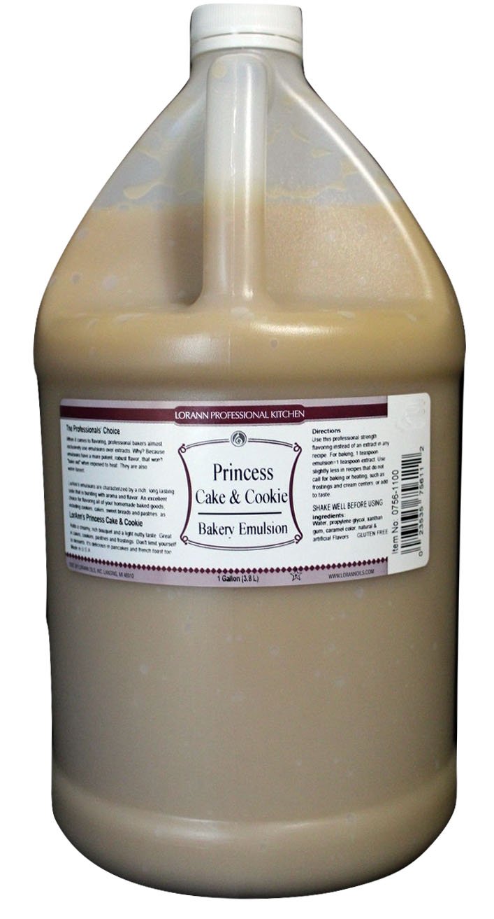 LorAnn Princess Cake and Cookie Bakery Emulsion, 1 Gallon, Model 0756