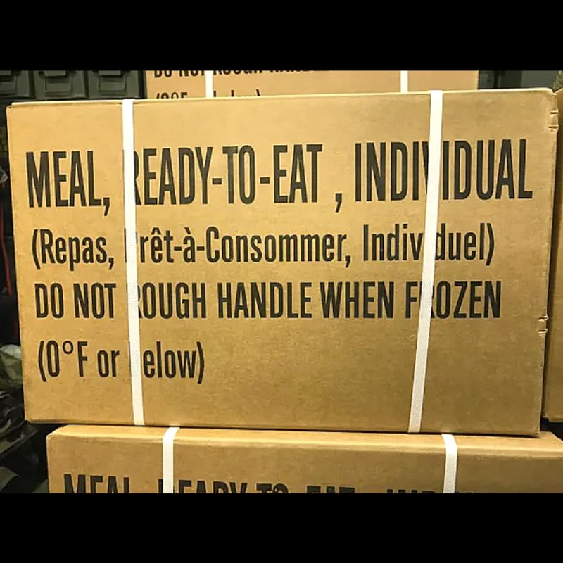 Mre Meals Ready To Eat A And B Bundle Cases 2025, 2026 Inspection. Genuine Military Us Surplus Emergency Food Bulk Supply Full Box With Heater