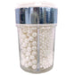 Sentovac White Pearl Sprinkles For Cake Decorating 4 Sizes Mix Fancy Sprinkles Cake Topper Cupcake Cookie Baking Decorations Hal