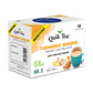 QuikTea Unsweetened Turmeric Ginger Chai Tea Latte - 10 Count Single Box - All Natural Preservative Free Authentic Instant Chai