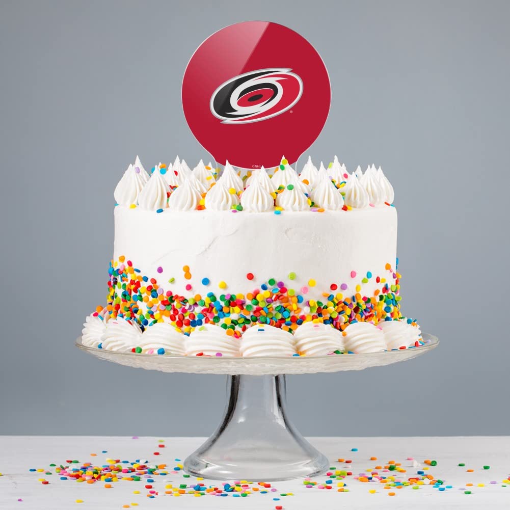 GRAPHICS & MORE Acrylic Cake Topper - Carolina Hurricanes Logo - Multi - One Size