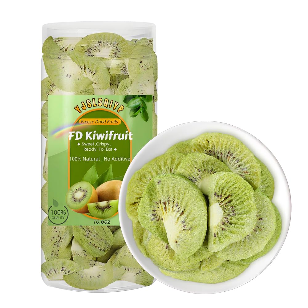 Freeze Dried Kiwifruit  10.6Oz  100% Natural No Additives  Sweet Crispy Ready-To-Eat Snack