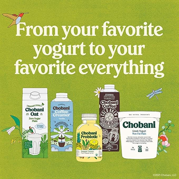 Chobani Vanilla Blended Non-Fat Greek Yogurt 32oz