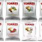 (Most Popular Flavors) Torres Spanish Potato Chips Patatas Fritas Variety Pack Made in Barcelona, Spain (8 Pack)