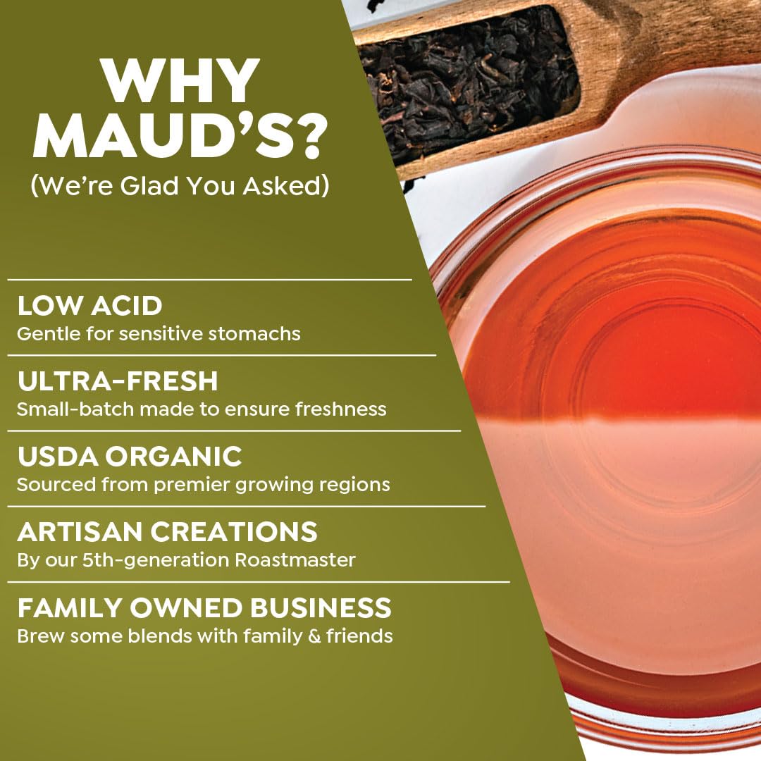 Maud'S Organic Decaf Chai Tea Pods, 24Ct. | Single Serve, Spiced Cha-Cha Chai Tea | 100% California Blended Organic Tea | Solar