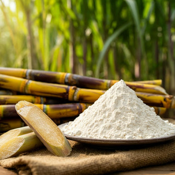 Indus Farms Superfoods 100% Pure Freeze-Dried Sugarcane Juice Powder - No Additives, Single Ingredient, Non-Gmo, Vegan, Natural