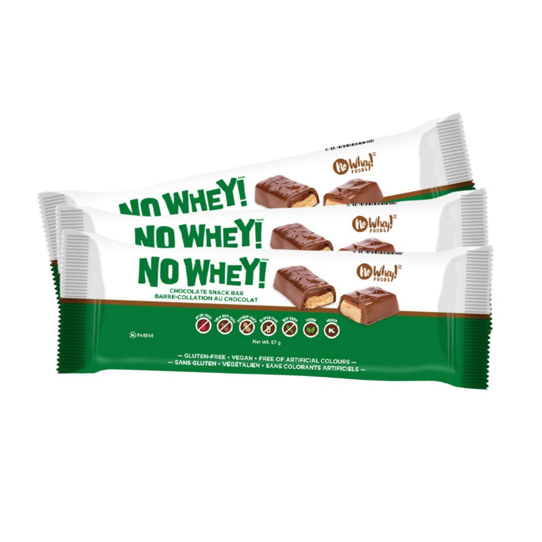 Vegan, Gluten Free, Nut Free | Chocolate Candy Nougat and Caramel Bars (3 Pack) | Dairy Free, Soy Free, Sesame Free | Allergy Fr