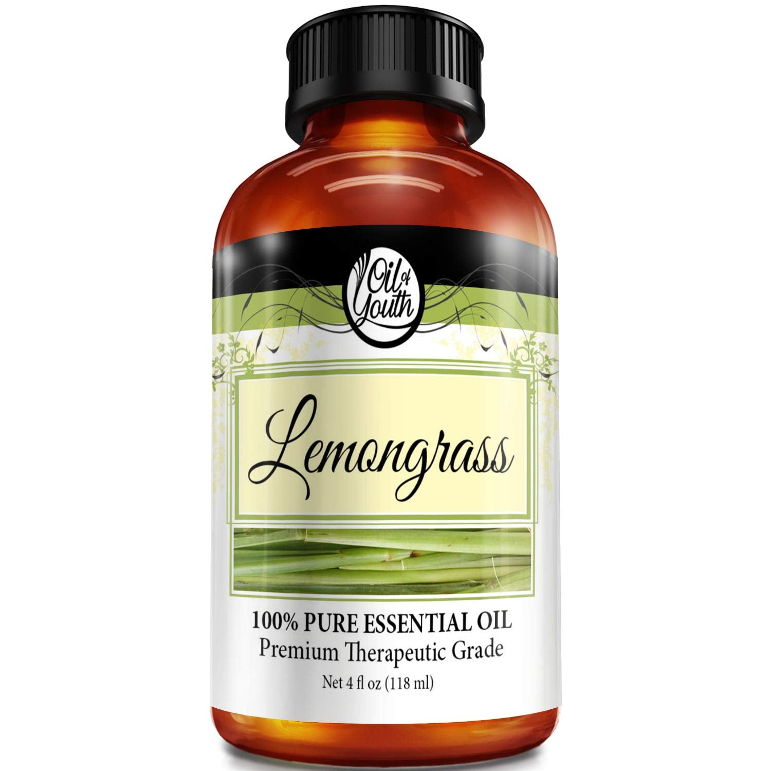 Oil Of Youth Essential Oils 4Oz - Lemongrass Essential Oil - 4 Fluid Ounces