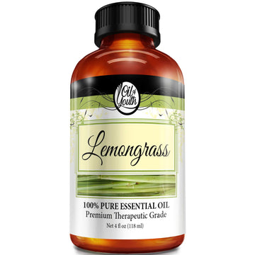 Oil Of Youth Essential Oils 4Oz - Lemongrass Essential Oil - 4 Fluid Ounces