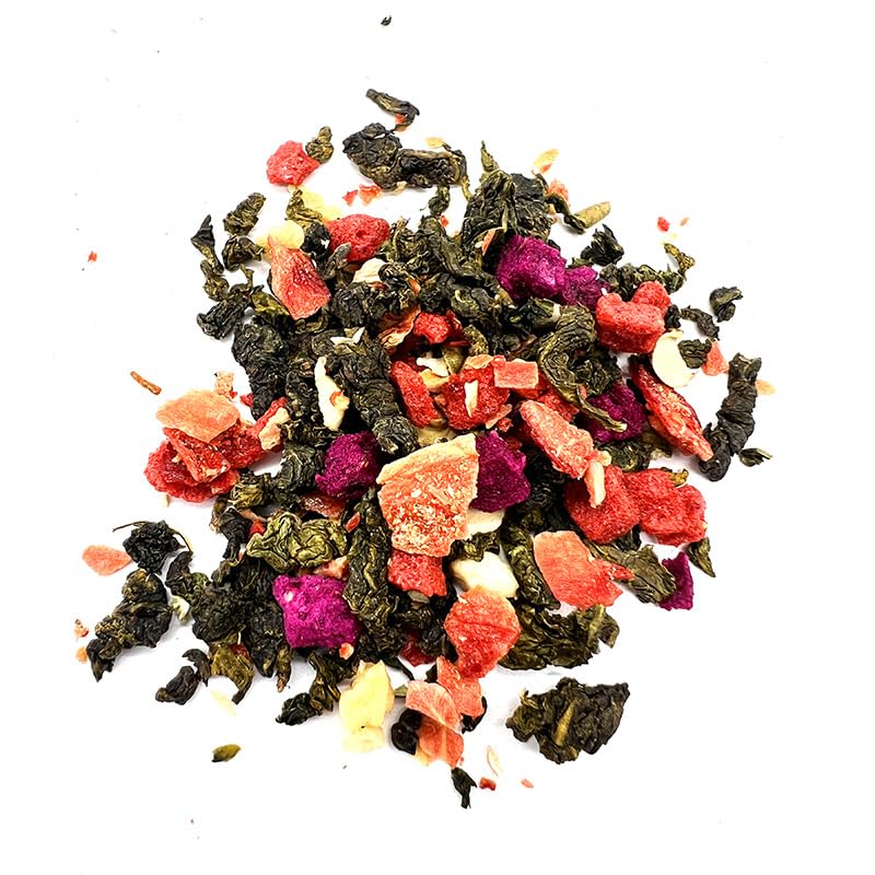 XICOFISS Watermelon Oolong Tea with Dragon Fruit, Apple & Strawberry, 150g (15 packs) - Real Fruit Beverage for Iced Tea Lovers