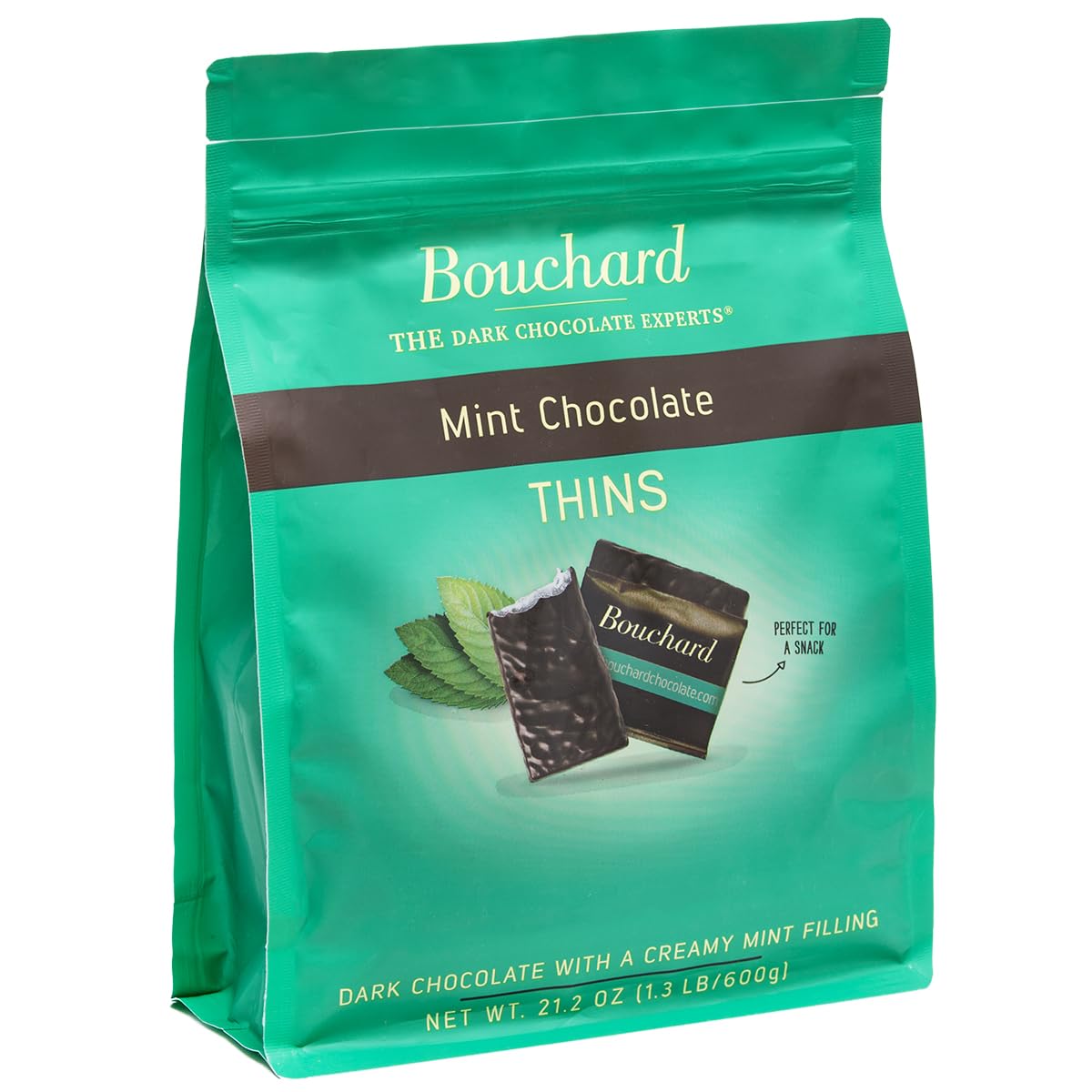 Dark Chocolate Mint Thins (72% Cacao) 21.2 Oz (1.3 Lb/600G)