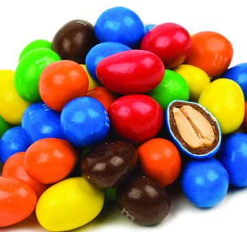 M&M Peanut Chocolate Candy, - Super Bowl Chocolates - Bulk Chocolate Candy Variety Pack - Chocolate Peanut Milk Candy Bulk - Del