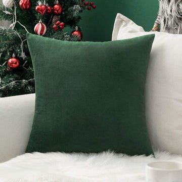 Miulee Velvet Soft Soild Decorative Square Throw Pillow Cover Cushion Case For Sofa Bedroom Car 24 X 24 Inch 60 X 60 Cm
