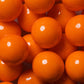 Bayside Candy 1" Large Gumballs - Colored Gumball Collection - Gumball Machine - Orange Gumballs 1" Large (1Lb)