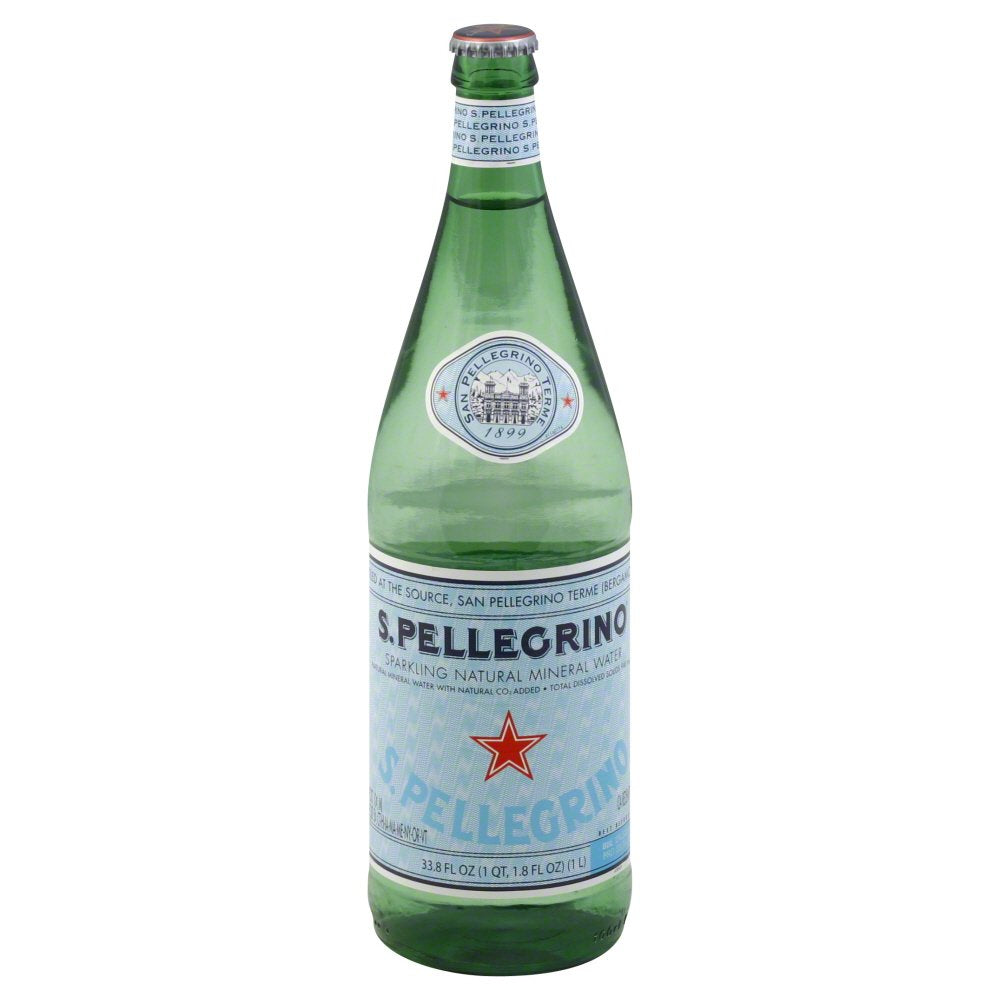 San Pellegrino Sparkling Mineral Water, 33.8 Fl Oz, Pack of 1, Model BG17849