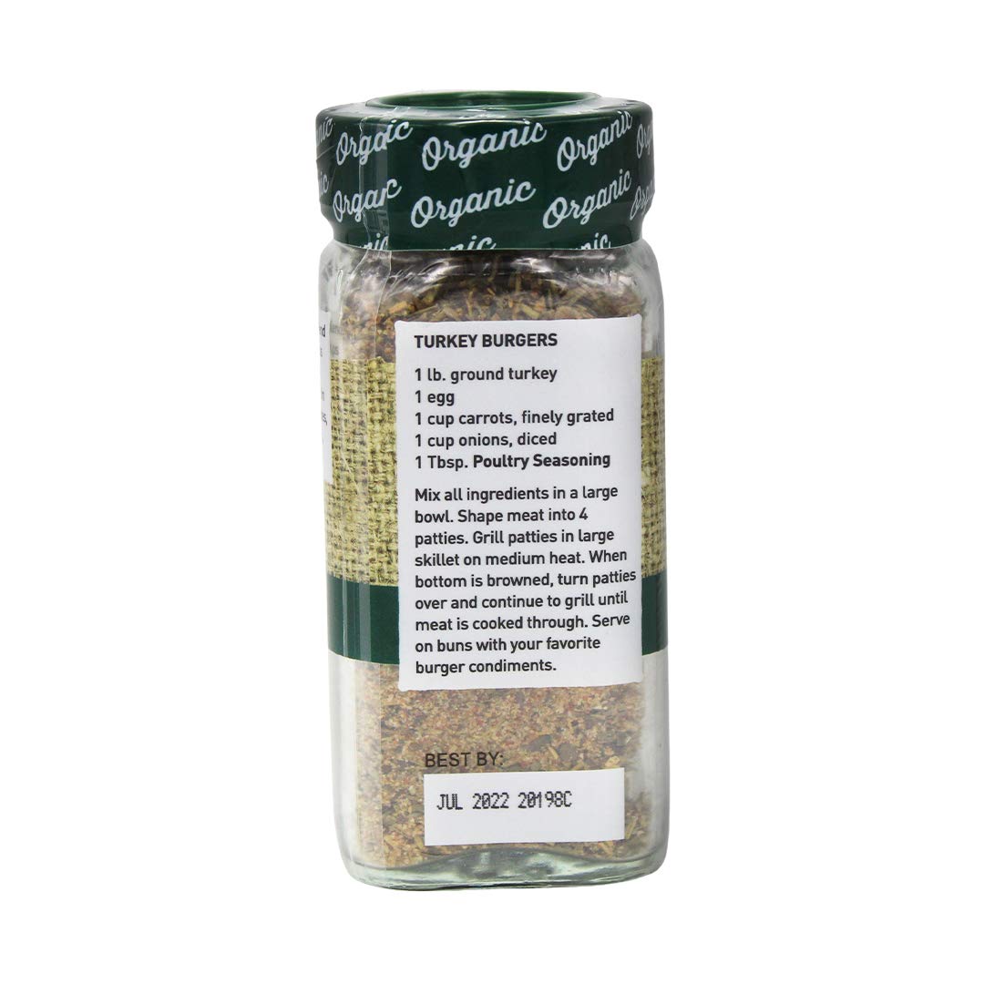 Spice Hunter The Seasoning Organic Jar, Poultry, 1.1 Ounce