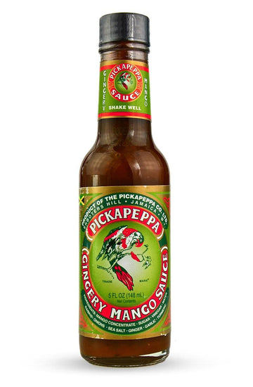 Pickapeppa Gingery Mango Hot Sauce 5oz (Pack of 3)