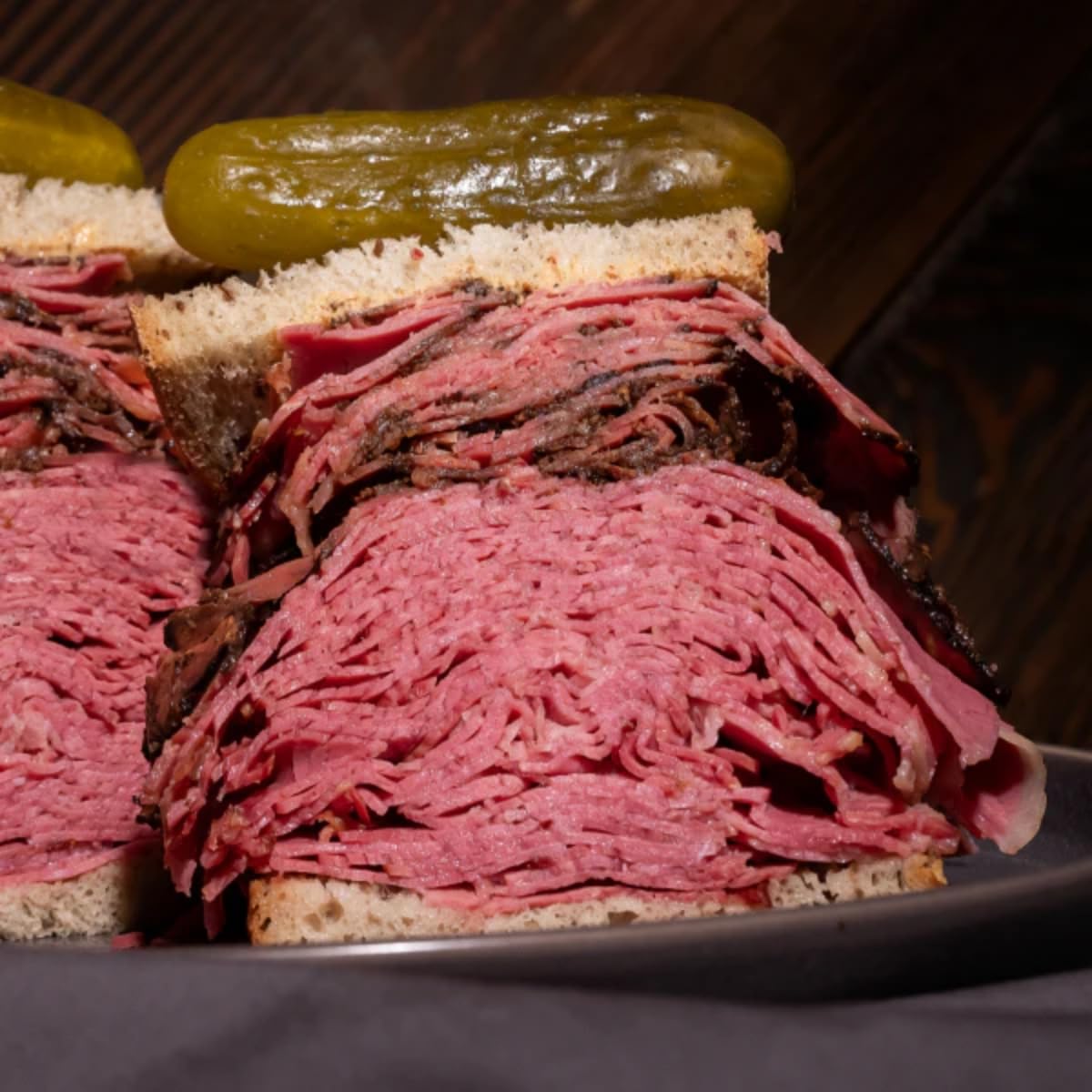 Carnegie Deli Mega Sliced Deli Meat Bundle - 6 lbs Pastrami & Corned Beef