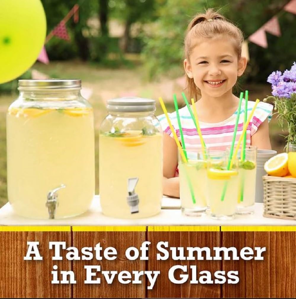Countrys Time Powdered Lemonade Drink Mix 82.5 oz. Included 2 Clear Heavy-Weight Plastic Spoons 6.55