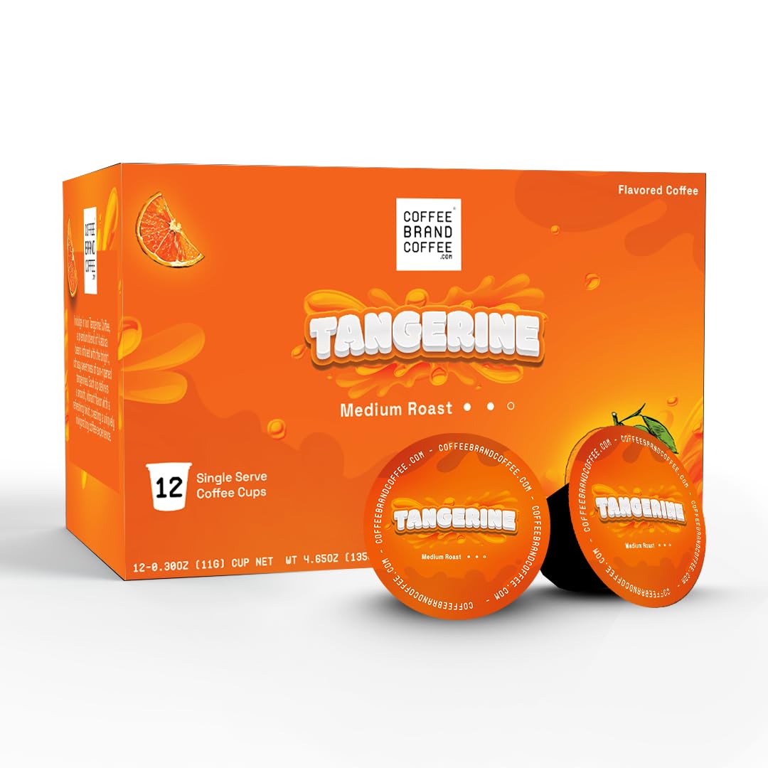 Orange Tangerine Coffee Kcup | Spices and Rich | Spring Edition Specialty Arabica Coffee | Sweetness, Spice, Fruitiness, and Nut