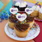 GRAPHICS & MORE Cupcake Picks Set of 6, Acrylic, New York University Heart Decoration, Model CUPT.HRT.ACR.6PK.CLCNYU500B