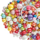 Edible Pearl Sugar Sprinkles Multicolor Candy Mixing Size Baking Edible Cake Decorations Cupcake Toppers Cookie Decorating Celeb