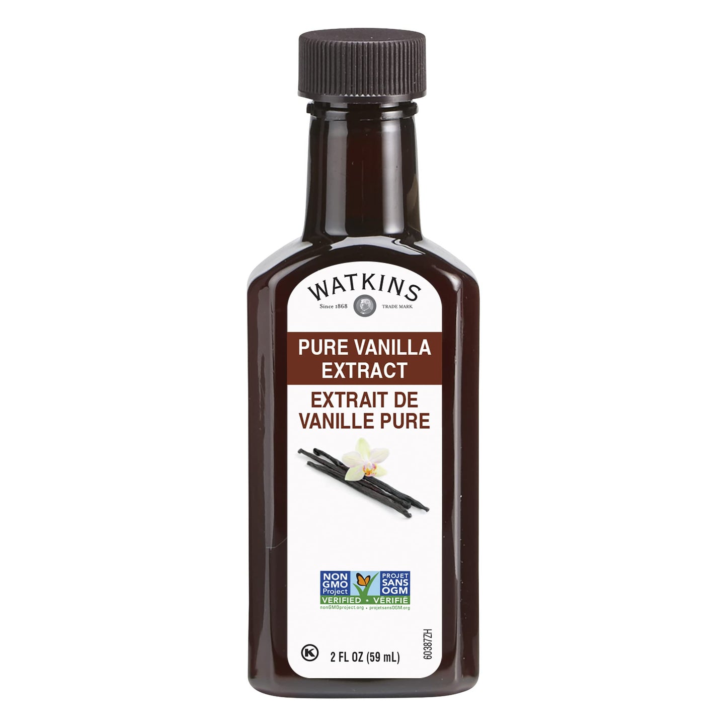 Watkins Pure Vanilla Madagascar Extract, 2 Fl Oz (Pack of 2)