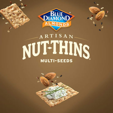 Blue Diamond Almond Cracker Crisps, Multi-Seed, 4.25 oz
