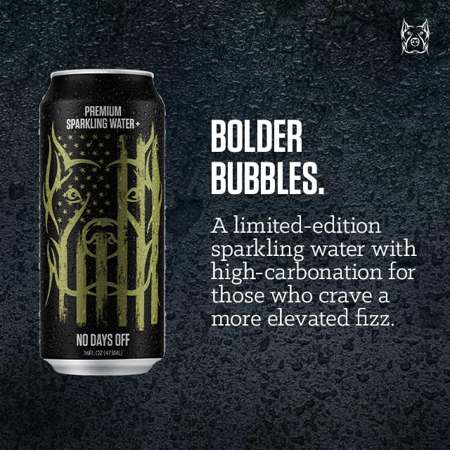 NDO H2O Premium Sparkling Water, Freedom Edition, 12 Pack, 16 oz Can, Ultra-Purified, BPA-free