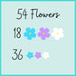 Royal Icing Blossoms - Winter Edition | Mini Edible Flowers | White Icing Roses & Blossoms | Wedding Cake Sprinkles | Simply Suc