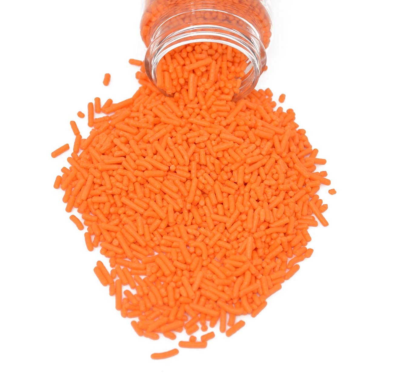 Mystic Sprinkles Solid Color Jimmy Sprinkles (Only Orange Jimmies 3Oz)