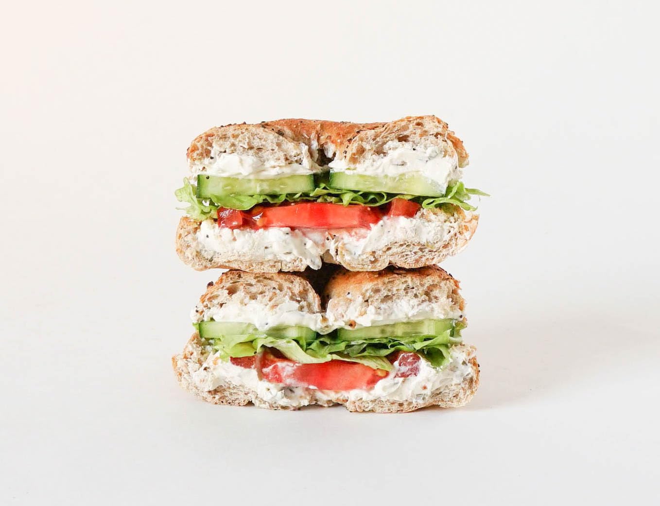ROYO BREAD CO. ASSORTED 2-Pack Low Carb Artisan Bread and Bagels  30-80 Calories (Everything Bagels)